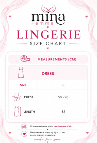 Leopard Print Lace Lingerie Dress - JOLY 2073 - Mina Femme