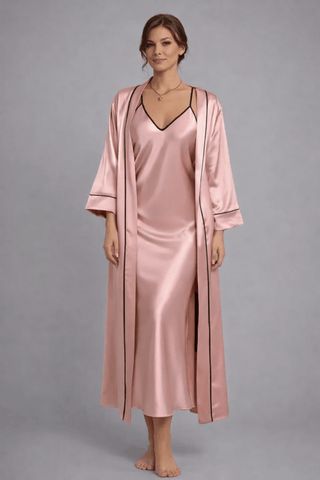 Luxury Satin Lingerie Set - W539 - Mina Femme