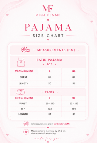 Luxury Satin Short Set Women's Satin Sleepwear - W583 | Mina Femme - Mina Femme