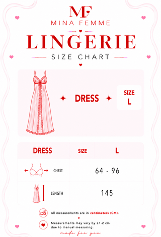 Midnight Allure Sheer Lace Nightgown Set - R488 - Mina Femme