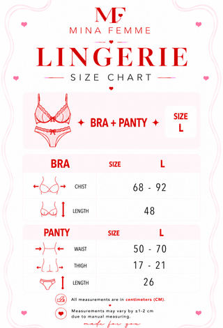 Midnight Lace Maid Lingerie Set - R365 - Mina Femme