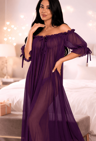 Moonlight Whisper Maxi Nightgown - R Cash - Mina Femme
