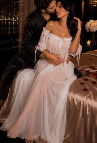 Moonlight Whisper Maxi Nightgown - R Kash - Mina Femme