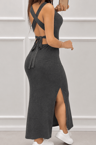 Nile Elegance Egyptian Cotton Maxi Dress - Femme 4045 - Mina Femme