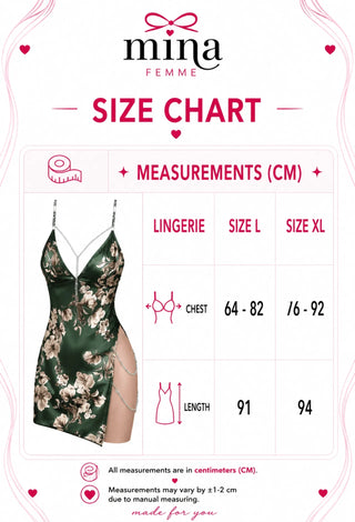 Open Sides satin Home Dress Lingerie - W590 - Mina Femme