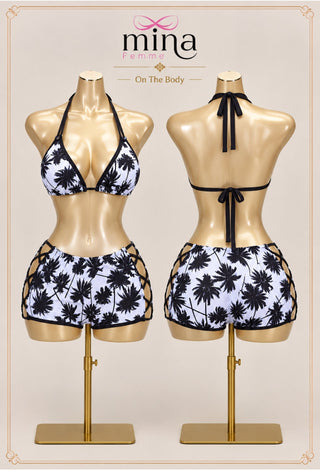 Palm Paradise Two-Piece Bikini Set - Z21 - Mina Femme