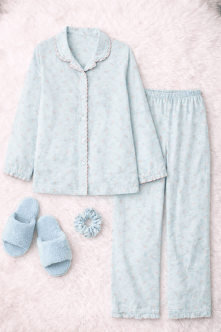 Perfect 7501 Soft Pure linen pajamas - Mina Femme