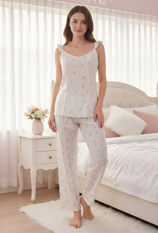 Perfect 7509 Soft Pure linen pajamas - Mina Femme