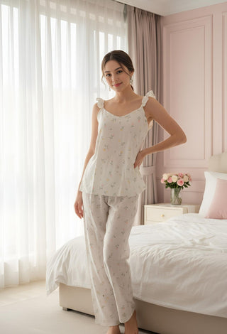 Perfect 7509 Soft Pure linen pajamas - Mina Femme