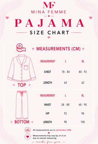 Pink Egyptian Cotton Pajama Set - Femme 4044 - Mina Femme