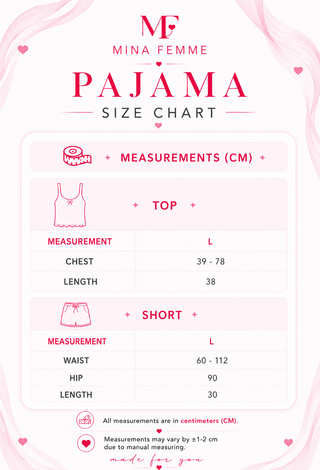Pink Ribbed Soft Knit Short Pajama Set with Bow Details - Simple 5174 - Mina Femme