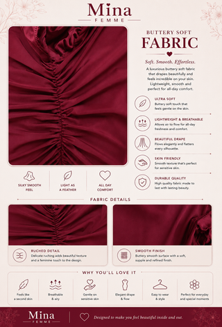 Scarlet Cascade High-Low Dress - Joly 2258