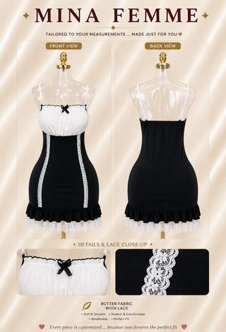 Fantasy Women Maid Lingerie Cosplay Sexy Costume - JOLY 2325