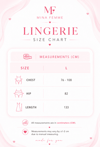 Romantic Sexy Red Butter Fabric Lingerie - JOLY 2369 - Mina Femme