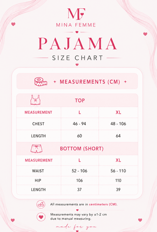 Rosy Dreams Women’s Satin Cami & Shorts Pajama Set - W650 | Mina Femme - Mina Femme