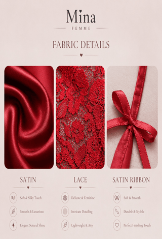 Ruby Satin Lace Trim Romper - W289 - Mina Femme