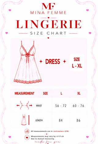 Satin nightgown with delicate lace trim - W376 | Mina Femme - Mina Femme