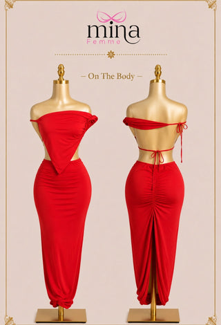 Scarlet Desire Two-Piece Lingerie Set - JOLY 2350 - Mina Femme