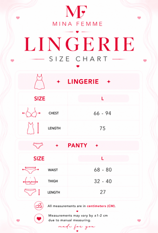 Sexy Red Sheer Tulle Babydoll Lingerie - R507 - Mina Femme