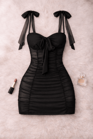 Sexy Red Tulle Lingerie Mini Dress - R503 - Mina Femme
