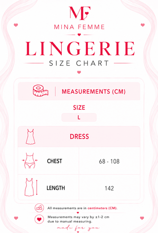 Sexy Sheer Fitted Nightgown - EVE 7064 | Mina Femme - Mina Femme
