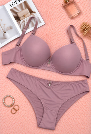Silken Charm Padded Bra & Panty Set - Fsn 1662 - Mina Femme