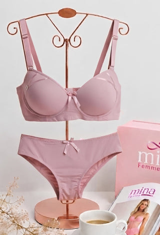 Silky Elegance Bra & Panty Set - Fsn 61428 - Mina Femme