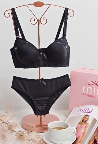 Silky Elegance Bra & Panty Set - Fsn 61428 - Mina Femme