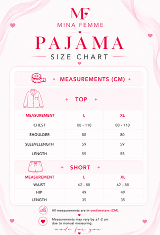 Soft Cozy Pink Egyptian Cotton Short Pajama Set - Femme 4069 - Mina Femme