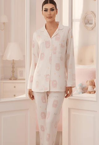 Soft Pure Linen Pajamas | Mina Femme - Perfect 7503 - Mina Femme
