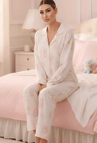Soft Pure Linen Pajamas | Mina Femme - Perfect 7503 - Mina Femme