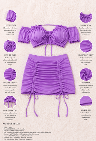 Soft & Stylish 2-Piece Lingerie Set in Butter Fabric - Joly 2061 - Mina Femme