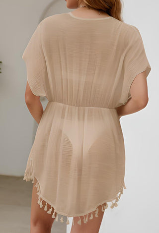 Summer Linen Beachwear Cover Up for Women - Z16 | Mina Femme - Mina Femme