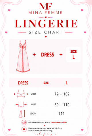 Transparent Mesh Floral Sheer Tulle Lingerie - EVE 7075 - Mina Femme