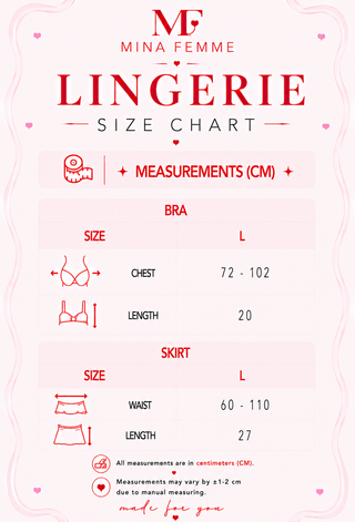 White & Red Cosplay Lingerie Set - JOLY 2336 - Mina Femme