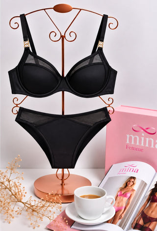 Wild Desire Leopard Print Bra & Panty Set - Fsn 2087 - Mina Femme