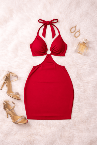 Women's Butter Lycra Dress - JOLY 2360 | Mina Femme - Mina Femme