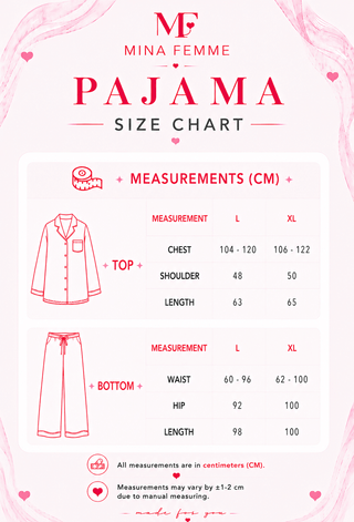 Women’s Egyptian Cotton Pajama Set – Soft Summer Lounge Wear Femme 3015 | Mina Femme - Mina Femme