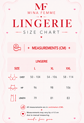 Women’s Red Satin Heart Print Nightdress – Soft Silky Lingerie - W648 | Mina Femme - Mina Femme