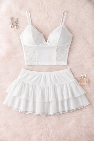Women’s sexy Tulle with lycra set - R460 | Mina Femme - Mina Femme